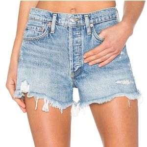 NWOT AGOLDE PARKER DENIM SHORTS SZ 29